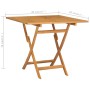Juego de comedor para jardín 5 piezas madera maciza teca de vidaXL, Conjuntos de jardín - Ref: Foro24-3059584, Precio: 447,13...