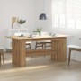 Mesa de comedor madera ingeniería roble artisan 180x90x76 cm en Mesas de comedor | Comprar online en Foru.es