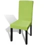 Funda para silla elástica recta 4 unidades verde de vidaXL, Fundas - Ref: Foro24-131427, Precio: 15,21 €, Descuento: %