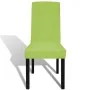 Funda para silla elástica recta 4 unidades verde de vidaXL, Fundas - Ref: Foro24-131427, Precio: 15,21 €, Descuento: %