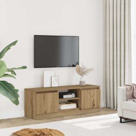 Mueble de TV madera de ingeniería roble artisan 102x30x36 cm en Muebles TV | Comprar online en Foru.es