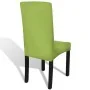 Funda para silla elástica recta 4 unidades verde de vidaXL, Fundas - Ref: Foro24-131427, Precio: 15,21 €, Descuento: %