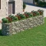 Arriate de gaviones de hierro galvanizado 500x100x100 cm de vidaXL, Maceteros y jardineras - Ref: Foro24-152048, Precio: 176,...