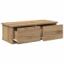 Armario pared madera de ingeniería roble artesano 60x26x18,5 cm en Estanterías | Comprar online en Foru.es