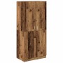 Armario de madera de ingeniería madera envejecida 90x52x200 cm en Armarios roperos | Comprar online en Foru.es