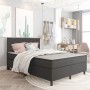 Cama box spring tela gris oscuro 140x200 cm de vidaXL, Camas y somieres - Ref: Foro24-3054794, Precio: 561,88 €, Descuento: %