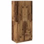 Armario de madera de ingeniería madera envejecida 80x52x180 cm en Armarios roperos | Comprar online en Foru.es
