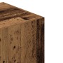 Armario de madera de ingeniería madera envejecida 80x52x180 cm en Armarios roperos | Comprar online en Foru.es