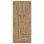 Armario de madera de ingeniería roble artesanal 80x52x180 cm en Armarios roperos | Comprar online en Foru.es