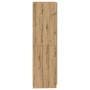 Armario de madera de ingeniería roble artesanal 80x52x180 cm en Armarios roperos | Comprar online en Foru.es