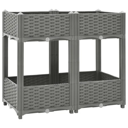 Arriate polipropileno 80x40x71 cm de vidaXL, Maceteros y jardineras - Ref: Foro24-153298, Precio: 68,93 €, Descuento: %