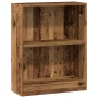 Estantería madera de ingeniería color envejecido 60x24x76 cm en Librerías y estanterías | Comprar online en Foru.es