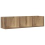 Estante de pared CD madera ingeniería roble artisan 75x18x18 cm en Estanterías | Comprar online en Foru.es