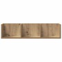Estante de pared CD madera ingeniería roble artisan 75x18x18 cm en Estanterías | Comprar online en Foru.es
