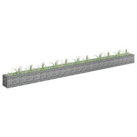 Arriate de gaviones de acero galvanizado 450x30x30 cm en Macetas y jardineras | Comprar online en Foru.es