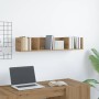 Estante pared CD madera ingeniería roble artisan 100x18x18 cm en Estanterías | Comprar online en Foru.es