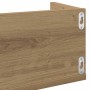 Estante pared CD madera ingeniería roble artisan 100x18x18 cm en Estanterías | Comprar online en Foru.es