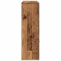 Estantería de madera de ingeniería envejecida 98x29x97,5 cm en Librerías y estanterías | Comprar online en Foru.es
