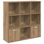 Estantería de madera de ingeniería roble artisan 98x29x97,5 cm en Librerías y estanterías | Comprar online en Foru.es