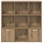 Estantería de madera de ingeniería roble artisan 98x29x97,5 cm en Librerías y estanterías | Comprar online en Foru.es