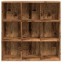Estantería madera envejecida 98x29x97,5 cm en Librerías y estanterías | Comprar online en Foru.es