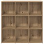 Estantería roble artisan 98x29x97,5 cm en Librerías y estanterías | Comprar online en Foru.es