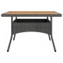 Set de comedor de jardín 9 pzas ratán PE y madera acacia gris de vidaXL, Conjuntos de jardín - Ref: Foro24-3058347, Precio: 6...
