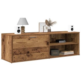 Mueble de TV madera contrachapada envejecida 120x34x37 cm en Muebles TV | Comprar online en Foru.es
