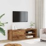 Mueble de TV madera contrachapada envejecida 120x34x37 cm en Muebles TV | Comprar online en Foru.es