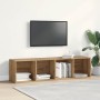 Mueble de TV madera de ingeniería roble artesanal 120x34x37 cm en Muebles TV | Comprar online en Foru.es