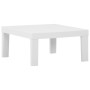 Set de muebles de jardín 4 piezas con cojines plástico blanco de vidaXL, Conjuntos de jardín - Ref: Foro24-3059829, Precio: 2...