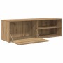 Mueble de TV madera de ingeniería roble artesanal 120x34x37 cm en Muebles TV | Comprar online en Foru.es