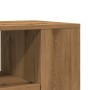 Mueble TV ruedas madera ingeniería roble artisan 102x34,5x43cm en Muebles TV | Comprar online en Foru.es