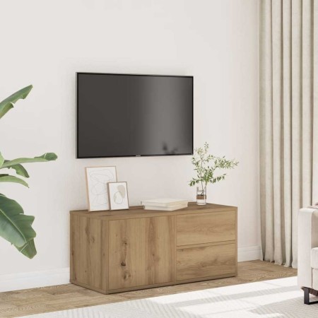 Mueble de TV madera de ingeniería roble artisan 80x34x35,5 cm en Muebles TV | Comprar online en Foru.es