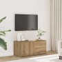 Mueble de TV madera de ingeniería roble artisan 80x34x35,5 cm en Muebles TV | Comprar online en Foru.es