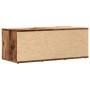 Mueble para TV madera contrachapada envejecida 80x34x30 cm en Muebles TV | Comprar online en Foru.es