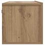 Mueble TV de pared madera ingeniería roble artisan 80x30x30 cm en Muebles TV | Comprar online en Foru.es