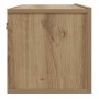 Mueble TV de pared madera ingeniería roble artisan 100x30x30 cm en Muebles TV | Comprar online en Foru.es