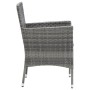 Muebles de jardín 5 piezas ratán sintético y vidrio gris de vidaXL, Conjuntos de jardín - Ref: Foro24-3058319, Precio: 328,47...