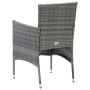 Muebles de jardín 5 piezas ratán sintético y vidrio gris de vidaXL, Conjuntos de jardín - Ref: Foro24-3058319, Precio: 328,47...