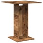 Mesa de bistró de madera de ingeniería envejecida 60x60x75 cm en Mesas de comedor | Comprar online en Foru.es