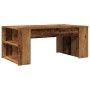 Mesa de centro madera ingeniería madera envejecida 102x55x42 cm en Mesas de centro | Comprar online en Foru.es