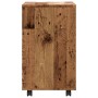 Mesa auxiliar de madera contrachapada envejecida 70x35x55 cm en Mesas auxiliares | Comprar online en Foru.es