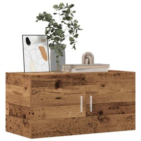 Armario de pared madera ingeniería envejecida 80x39x40 cm en Estanterías | Comprar online en Foru.es