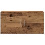 Armario de pared madera ingeniería envejecida 80x39x40 cm en Estanterías | Comprar online en Foru.es