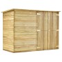 Cobertizo de bicicletas de jardín pino impregnado 232x110x170cm de vidaXL, Cobertizos - Ref: Foro24-3059875, Precio: 595,30 €...