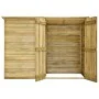 Cobertizo de bicicletas de jardín pino impregnado 232x110x170cm de vidaXL, Cobertizos - Ref: Foro24-3059875, Precio: 585,02 €...