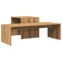 Mesa de centro madera de ingeniería roble artisan 100x48x40 cm en Mesas de centro | Comprar online en Foru.es