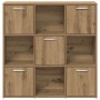 Estantería de madera de ingeniería roble artisan 90x28x90 cm en Librerías y estanterías | Comprar online en Foru.es