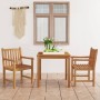 Conjunto de comedor de jardín 3 piezas madera maciza de teca de vidaXL, Conjuntos de jardín - Ref: Foro24-3059923, Precio: 52...